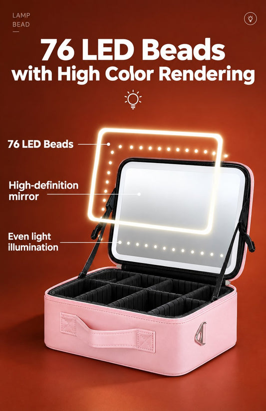 Custodia per trucchi a LED