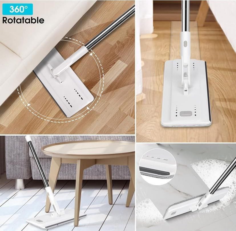 Flat Mop with Self-Wringing